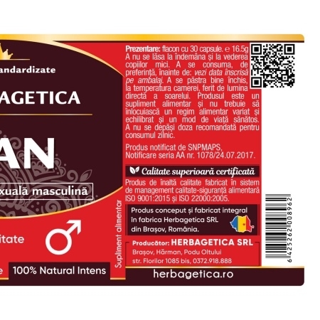 Man, 30 capsule, Herbagetica