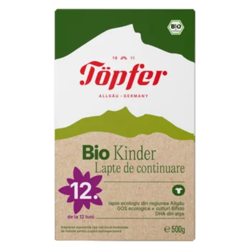 Lactana Bio Kinder formula de completare, 500g, Topfer Lactana Bio Kinder formula de completare, 500g, Topfer