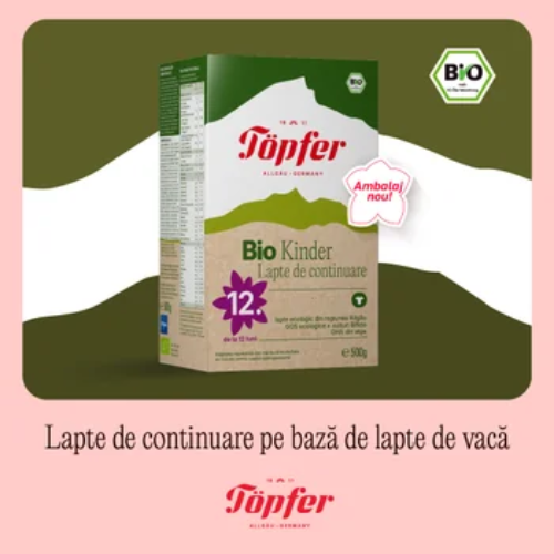 Lactana Bio Kinder formula de completare, 500g, Topfer Lactana Bio Kinder formula de completare, 500g, Topfer