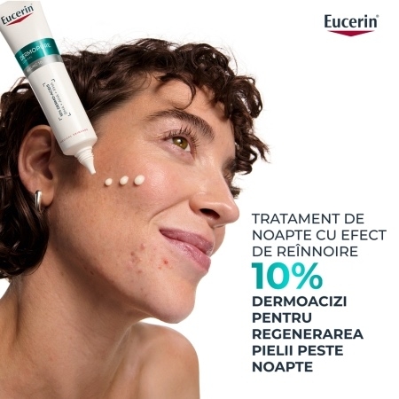 Tratament exfoliant pentru noapte DermoPure, 40 ml, Eucerin Tratament exfoliant pentru noapte DermoPure, 40 ml, Eucerin