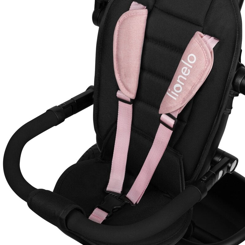 Tricicleta copii 2 in 1, Multifunctionala, Rotire 360 grade, Roz, Lionelo Berry