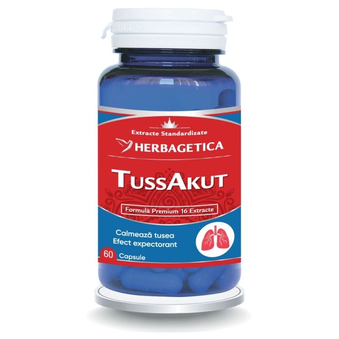 Tussakut, 60 capsule, Herbagetica Tussakut, 60 capsule, Herbagetica