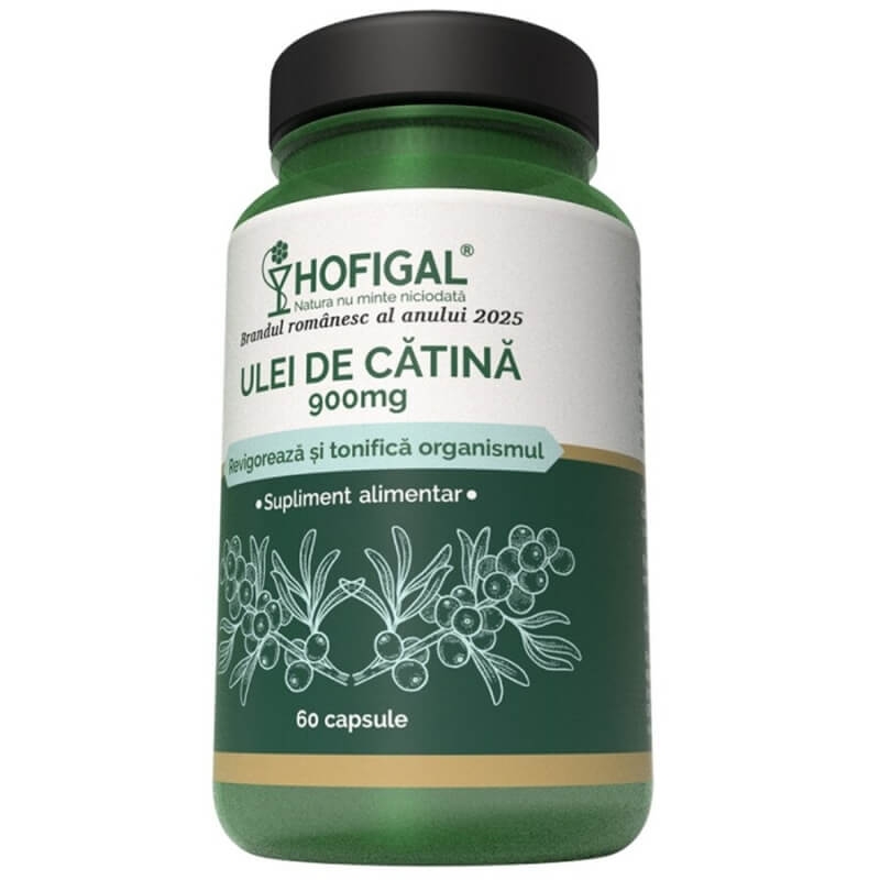 Ulei de catina, 900 mg, 60 capsule, Hofigal Ulei de catina, 900 mg, 60 capsule, Hofigal