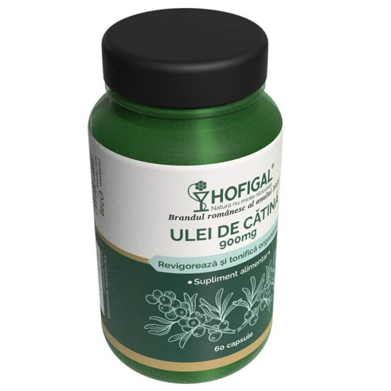 Ulei de catina, 900 mg, 60 capsule, Hofigal Ulei de catina, 900 mg, 60 capsule, Hofigal