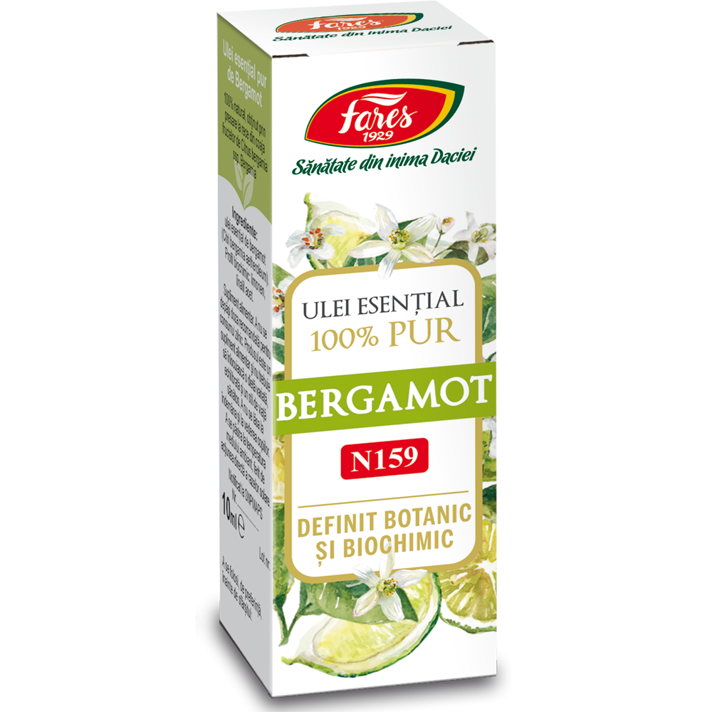 Ulei esential pur Bergamot 10ml, Fares