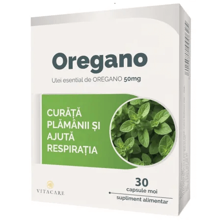 Oregano, 30 capsule, Vitacare Oregano, 30 capsule, Vitacare