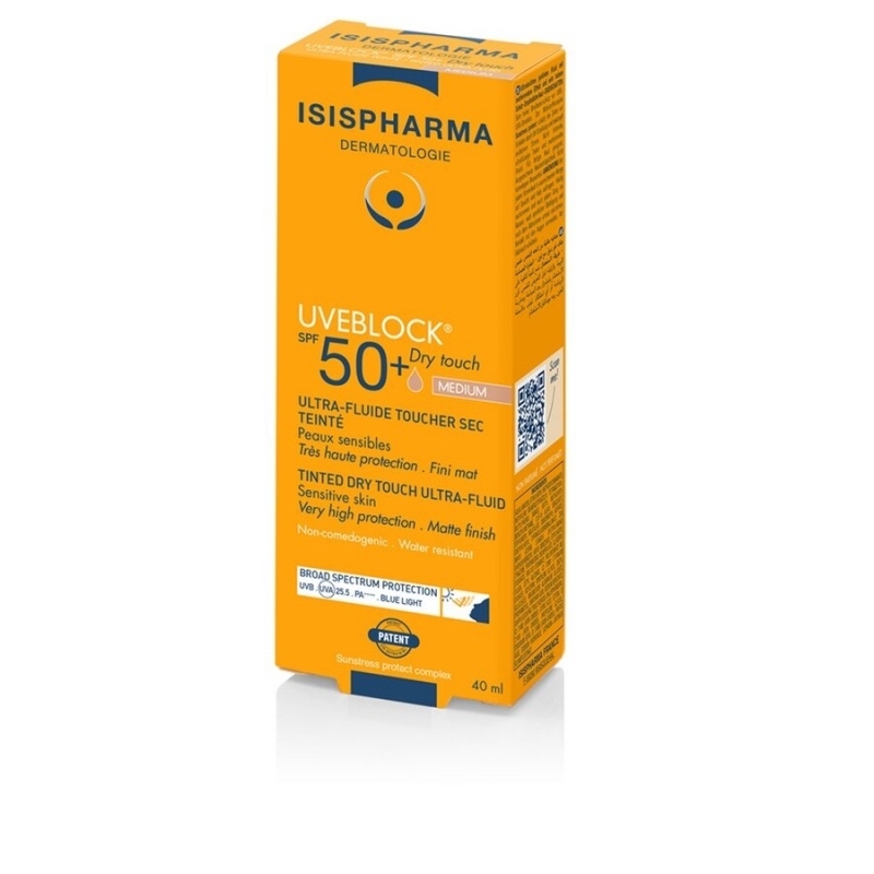 Ultra-fluid nuantator medium matifiant SPF 50+ Uveblock, 40 ml, Isispharma Ultra-fluid nuantator medium matifiant SPF 50+ Uveblock, 40 ml, Isispharma