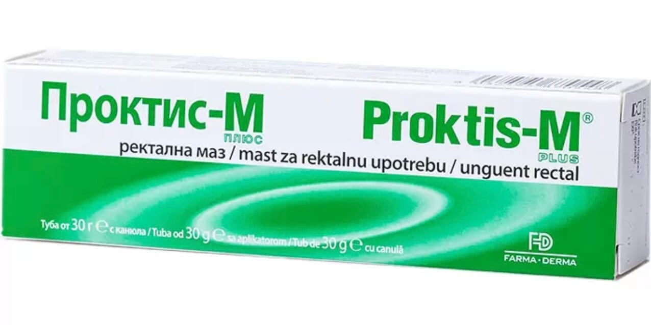 Unguent rectal Proktis-M, 30 g, Farma-Derma Unguent rectal Proktis-M, 30 g, Farma-Derma