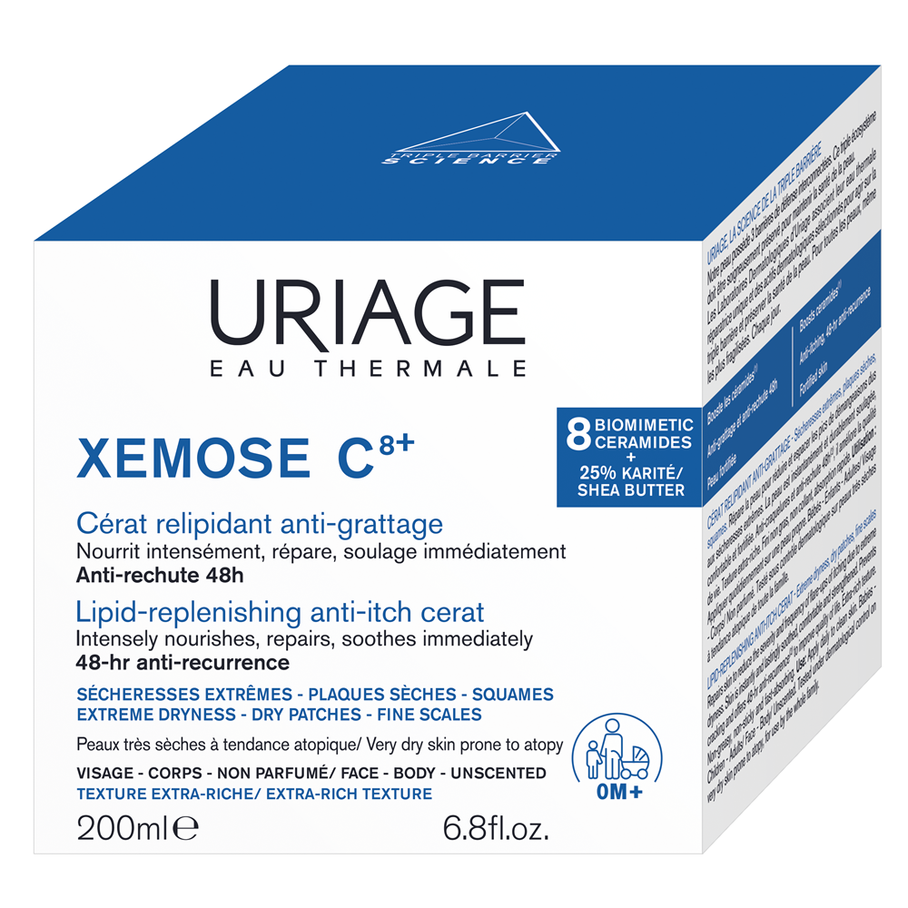 Unt hidratant pentru piele foarte uscata Xemose Cerat, 200 ml, Uriage Unt hidratant pentru piele foarte uscata Xemose Cerat, 200 ml, Uriage