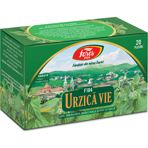 Ceai urzica vie (F184) 20plicuri, Fares
