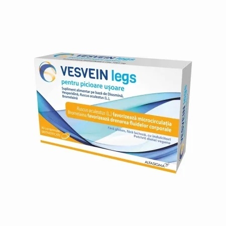 Vesvein Legs, 30 comprimate, Alfasigma Vesvein Legs, 30 comprimate, Alfasigma