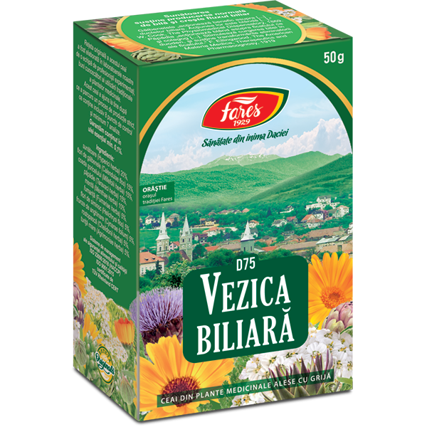 Ceai vezica biliara 50g, Fares