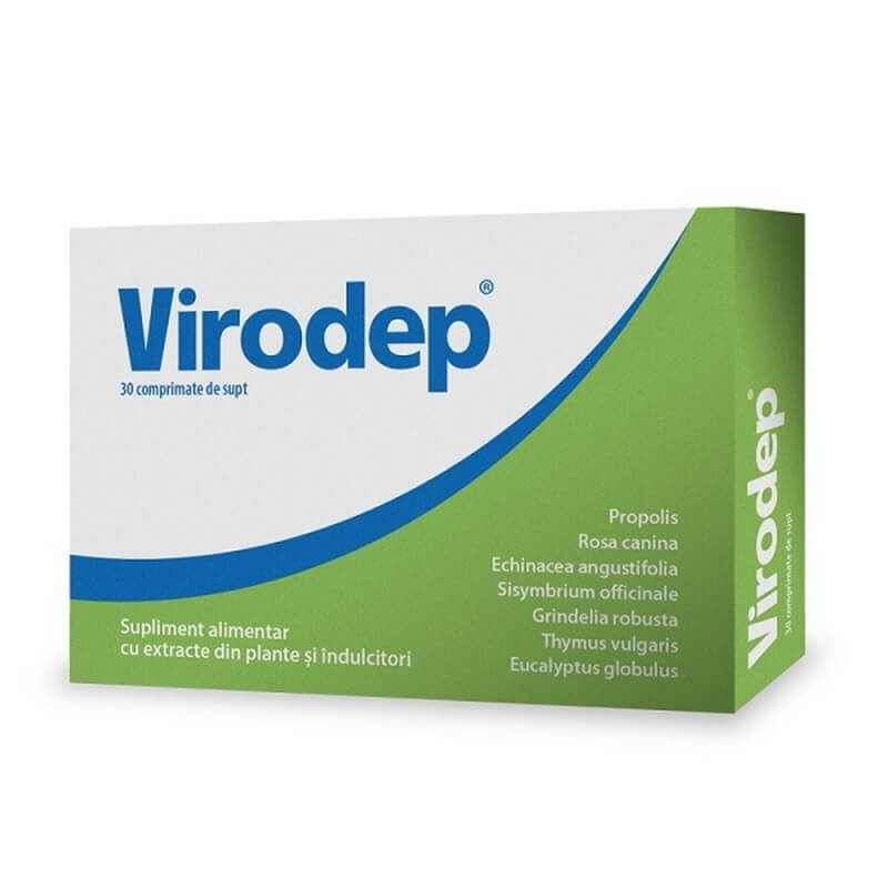 Virodep, 30 comprimate de supt, Dr. Phyto Virodep, 30 comprimate de supt, Dr. Phyto