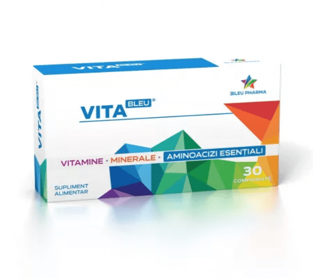 VitaBleu, 30 comprimate, Bleu Pharma VitaBleu, 30 comprimate, Bleu Pharma