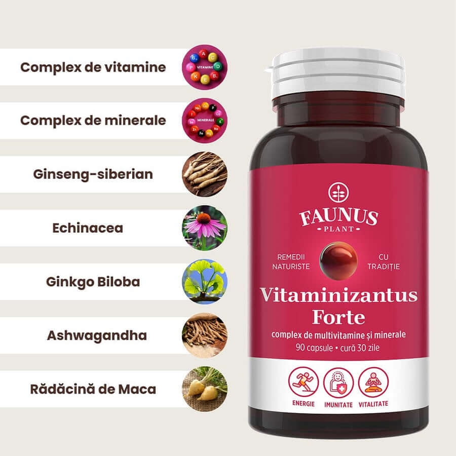 Vitaminizantus Forte, 90 capsule, Faunus Plant