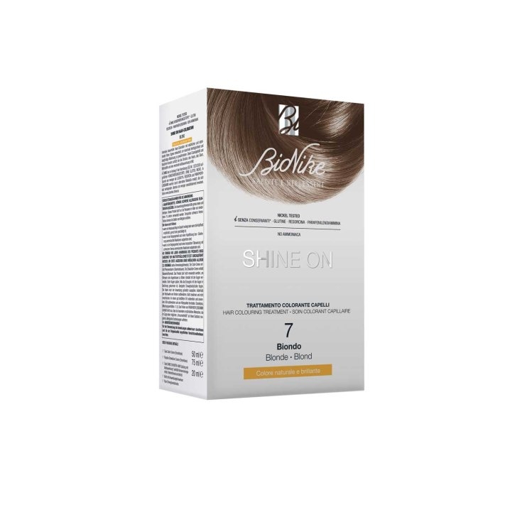 Vopsea pentru par Nr. 7 Blonde Shine On, BioNike Vopsea pentru par Nr. 7 Blonde Shine On, BioNike
