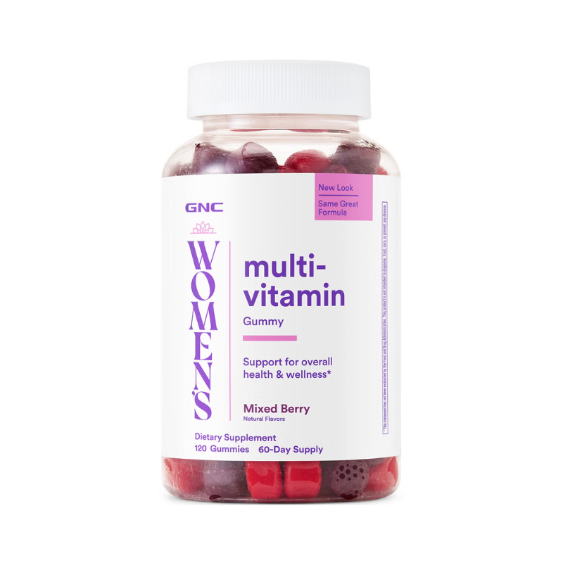 Formula de multivitamine pentru femei cu aroma naturala de fructe de padure, 120 jeleuri, GNC