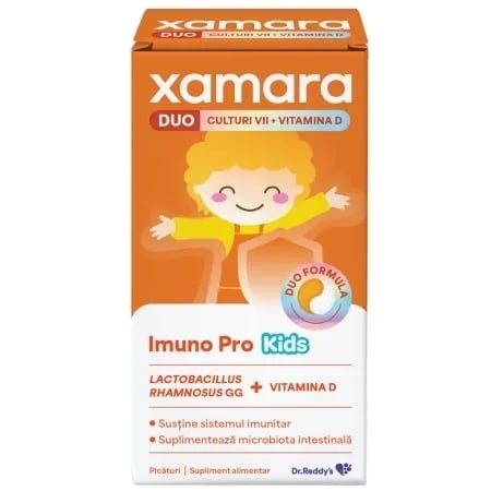 Xamara Duo Imuno Pro Kids picaturi, 10 ml, Dr. Reddys Xamara Duo Imuno Pro Kids picaturi, 10 ml, Dr. Reddys