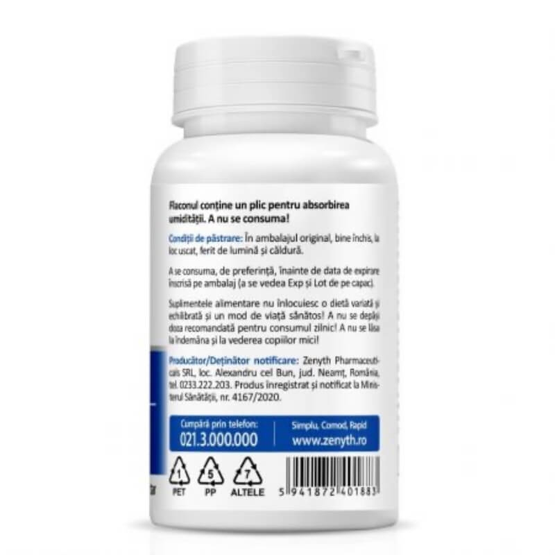 Zinc 25 sulfat de zinc 25 mg, 30 capsule, Zenyth