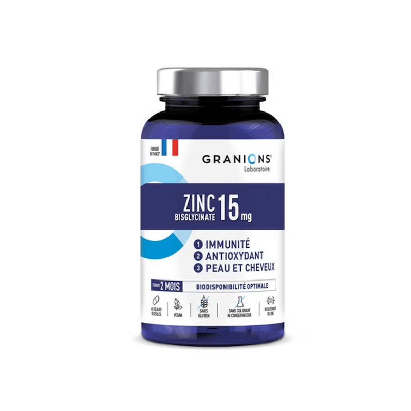 Zinc Bisglycinate 15 mg, 60 capsule, Granions Zinc Bisglycinate 15 mg, 60 capsule, Granions