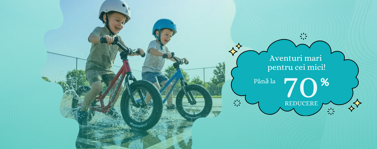 Biciclete, trotinete promo august